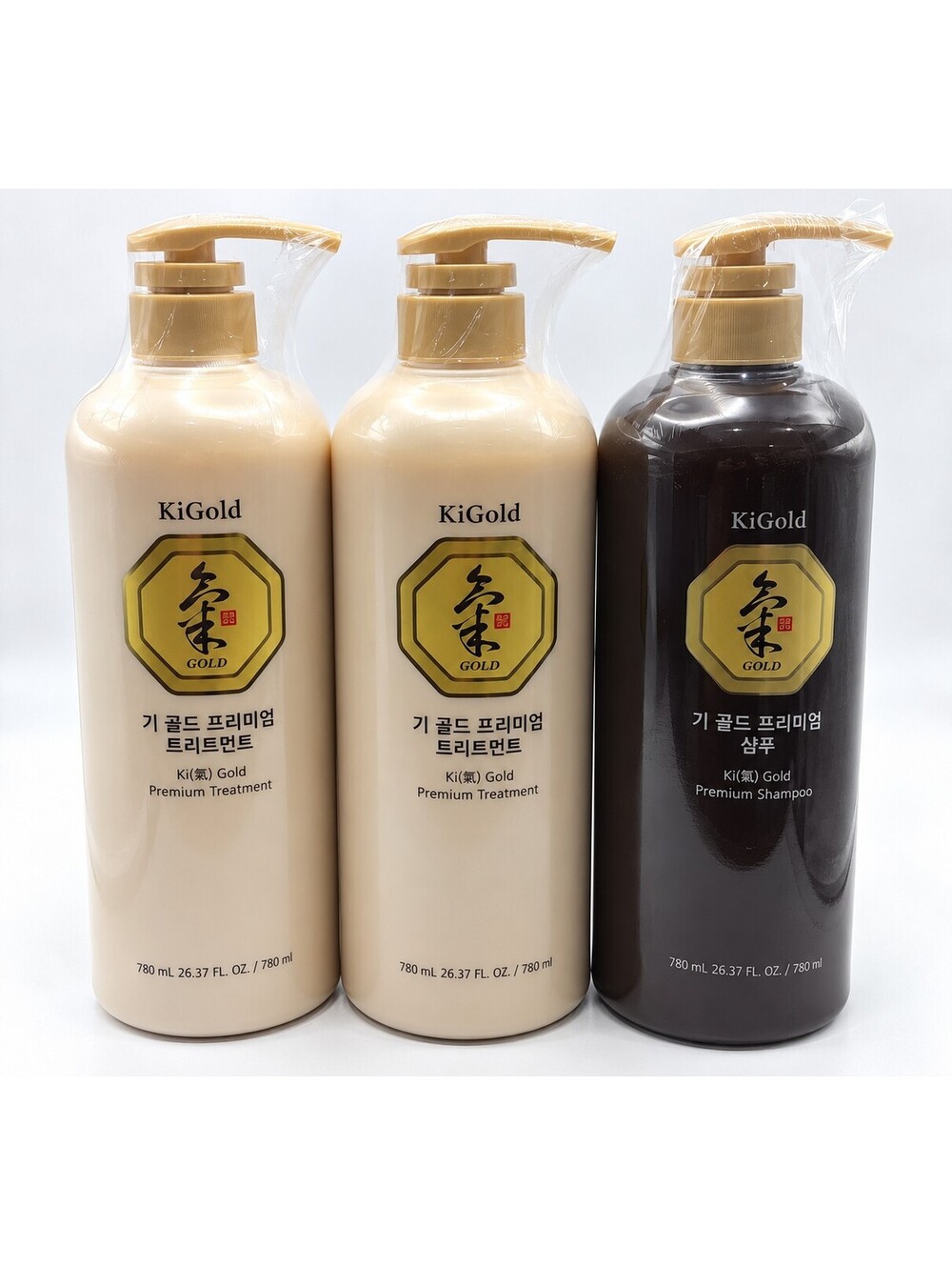 DAENG GI MEO RI KI GOLD PREMIUM HAIR SET 3X780ML- S. KOREA